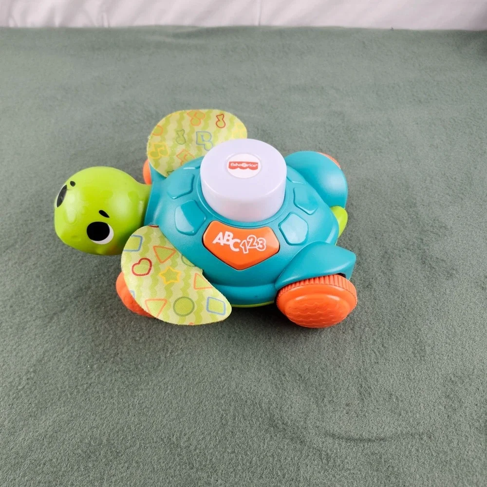 Fisher Price Linkimals ABC 123 Turtle Light Up Toy Tested Works Video